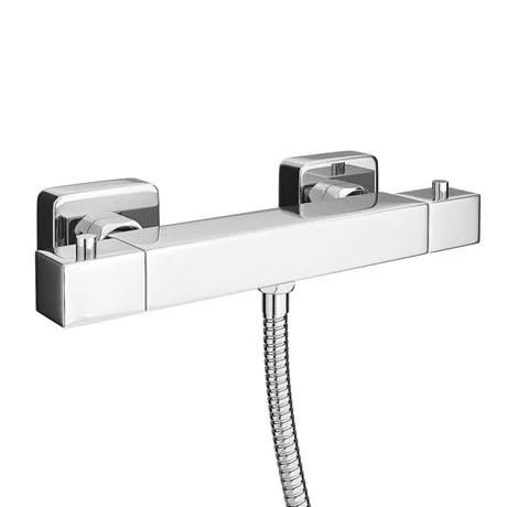 Milan Bar Shower Package w. Flat Minimalist Slider Handset Kit 7 Milan Bar Shower Package w. Flat Minimalist Slider Handset Kit - Image 5