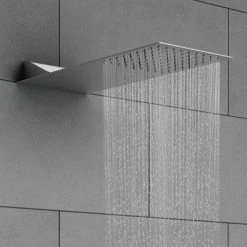 Milan Modern Shower Package (Fixed Head, Riser Rail Kit + Bath Spout) 12 Milan Modern Shower Package (Fixed Head, Riser Rail Kit + Bath Spout) -ShowerLux Shop MMSPPK n d1 460