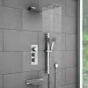 Milan Modern Shower Package (Fixed Head, Riser Rail Kit + Bath Spout) 2 Milan Modern Shower Package (Fixed Head, Riser Rail Kit + Bath Spout) -ShowerLux Shop MMSPPK n prod