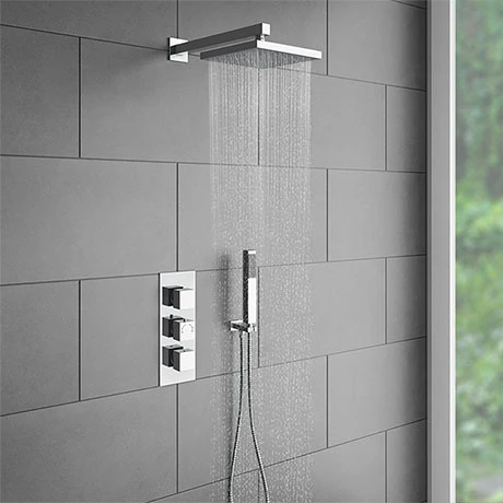 Milan Concealed Shower Package with Head + Handset 3 Milan Concealed Shower Package with Head + Handset