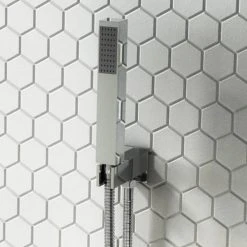 Milan Shower Package (Rainfall Wall Mounted Head, Handset + Freeflow Bath Filler) 12 Milan Shower Package (Rainfall Wall Mounted Head, Handset + Freeflow Bath Filler) -ShowerLux Shop MSPWM detail2 460