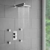Milan Concealed Thermostatic Valve with Diverter, Fixed Shower Head + 4 Body Jets 2 Milan Concealed Thermostatic Valve with Diverter, Fixed Shower Head + 4 Body Jets -ShowerLux Shop MVDPK1 prod