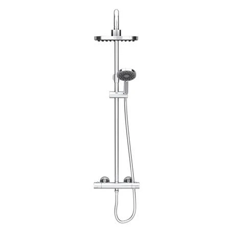 Monza Modern Round Thermostatic Shower - Chrome 8 Monza Modern Round Thermostatic Shower - Chrome - Image 6