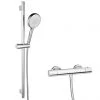Monza Bar Shower Package with Valve + Slider Rail Kit -ShowerLux Shop MZSP02 p