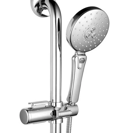 Monza Grab Rail Shower Slider Kit - Chrome 4 Monza Grab Rail Shower Slider Kit - Chrome - Image 2