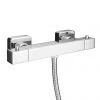 Milan Square Thermostatic Bar Shower Valve - Chrome 2 Milan Square Thermostatic Bar Shower Valve - Chrome -ShowerLux Shop Manhattan Square Thermostatic Bar Shower Valve Chrome p