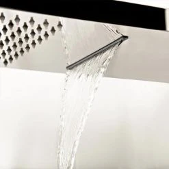 Milan Shower Valve with Built-in Diverter + Rainfall/Water Blade Shower Head 10 Milan Shower Valve with Built-in Diverter + Rainfall/Water Blade Shower Head -ShowerLux Shop Milan Shower Valve with Built in Diverter Rainfall Water Blade Shower Head d4 460