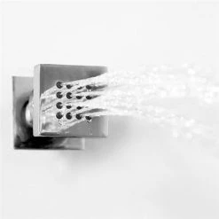 Milan Square Triple Shower Package with Diverter Valve, Head, 4 Body Jets + Slider 9 Milan Square Triple Shower Package with Diverter Valve, Head, 4 Body Jets + Slider -ShowerLux Shop Milan Square Triple Shower Valve with Diverter Fixed Head 4 Body Jets Slider d1 375