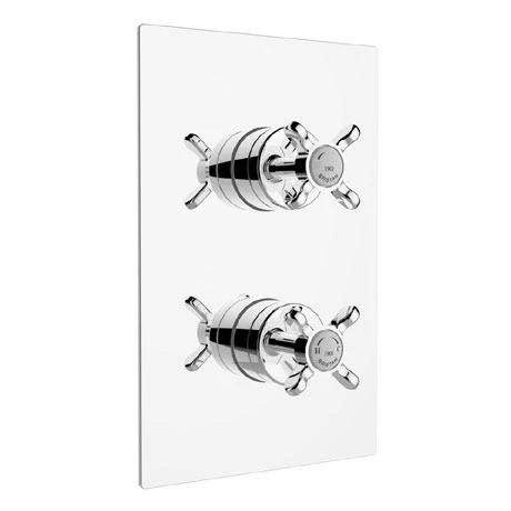 Bristan - 1901 Thermostatic Recessed Dual Control Shower Valve - Chrome - N2-SHCVO-C 3 Bristan - 1901 Thermostatic Recessed Dual Control Shower Valve - Chrome - N2-SHCVO-C