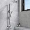 Nova Square Thermostatic Shower Kit with Spout 2 Nova Square Thermostatic Shower Kit with Spout -ShowerLux Shop NVS05 n p