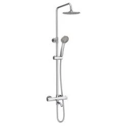 Nova Round Thermostatic Shower Kit with Spout -ShowerLux Shop NVS06 d3 460