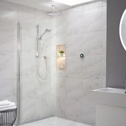Aqualisa Optic Q Smart Shower Concealed with Adjustable and Ceiling Fixed Head