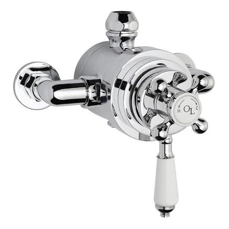 Old London - Chrome Traditional Dual Exposed Valve - LDNV14 3 Old London - Chrome Traditional Dual Exposed Valve - LDNV14