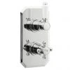 Old London - Chrome Traditional Twin Thermostatic Shower Valve - LDNV01 1 Old London - Chrome Traditional Twin Thermostatic Shower Valve - LDNV01 -ShowerLux Shop Old London LDNV01 P