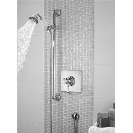 Old London - Chrome Traditional Dual Concealed Valve - LDNV13 4 Old London - Chrome Traditional Dual Concealed Valve - LDNV13 - Image 2