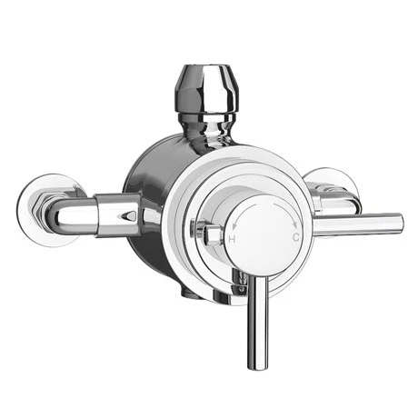 Orion Dual Thermostatic Exposed Shower Valve - Chrome 3 Orion Dual Thermostatic Exposed Shower Valve - Chrome
