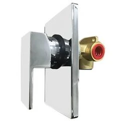 Monza Modern Concealed Manual Shower Valve - Chrome -ShowerLux Shop PLZ MSV nw d3 460