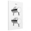Bristan - Prism Thermostatic Recessed Dual Control Shower Valve - PM2-SHCVO-C 1 Bristan - Prism Thermostatic Recessed Dual Control Shower Valve - PM2-SHCVO-C -ShowerLux Shop PM2 SHCVO C PN