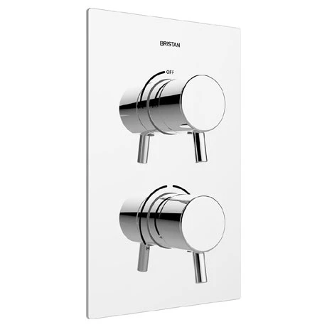 Bristan - Prism Thermostatic Recessed Dual Control Shower Valve - PM2-SHCVO-C 3 Bristan - Prism Thermostatic Recessed Dual Control Shower Valve - PM2-SHCVO-C