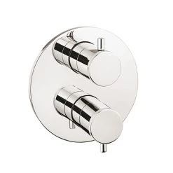 Crosswater MPRO Industrial Chrome Crossbox 3 Outlet Trim Set