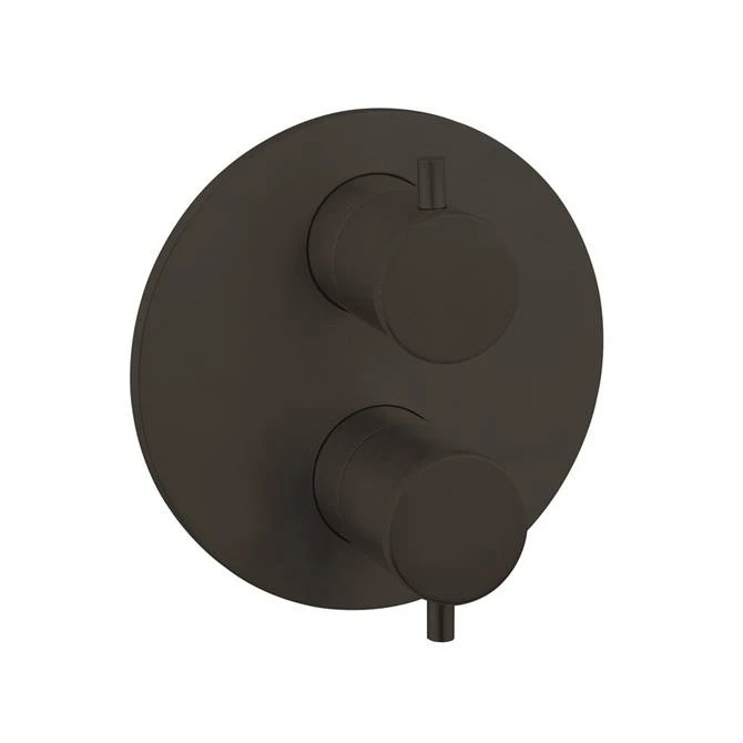 Crosswater MPRO Industrial Carbon Black Crossbox 2 Outlet Multi-flow Trim Set 3 Crosswater MPRO Industrial Carbon Black Crossbox 2 Outlet Multi-flow Trim Set