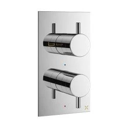 Crosswater MPRO Thermostatic Bath Shower Valve - Chrome - PRO1500RC