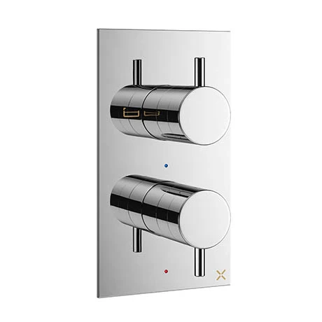 Crosswater MPRO Thermostatic Bath Shower Valve - Chrome - PRO1500RC 3 Crosswater MPRO Thermostatic Bath Shower Valve - Chrome - PRO1500RC
