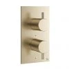Crosswater MPRO Thermostatic Shower Valve with 2-Way Diverter - Brushed Brass - PRO1510RF+ 2 Crosswater MPRO Thermostatic Shower Valve with 2-Way Diverter - Brushed Brass - PRO1510RF+ -ShowerLux Shop PRO1510RF P