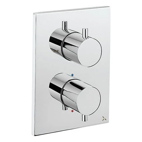 Crosswater - Chrome MPRO Crossbox 1 Outlet Trim & Levers Finishing Kit 3 Crosswater - Chrome MPRO Crossbox 1 Outlet Trim & Levers Finishing Kit