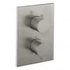 Crosswater - Stainless Steel Effect MPRO Crossbox 1 Outlet Trim & Levers Finishing Kit 2 Crosswater - Stainless Steel Effect MPRO Crossbox 1 Outlet Trim & Levers Finishing Kit -ShowerLux Shop PROCB1000LBPV P1
