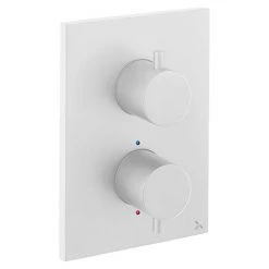 Crosswater - Matt White MPRO Crossbox 1 Outlet Trim & Levers Finishing Kit