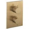 Crosswater - Brushed Brass MPRO Crossbox 2 Outlet (Bath/Shower Icons) Trim & Levers Finishing Kit 1 Crosswater - Brushed Brass MPRO Crossbox 2 Outlet (Bath/Shower Icons) Trim & Levers Finishing Kit -ShowerLux Shop PROCB1500LBPF p