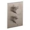 Crosswater Brushed Stainless Steel Effect MPRO Crossbox 2 Outlet Trim & Levers Finishing Kit - PROCB1500LBPV+ -ShowerLux Shop PROCB1500LBPV P