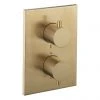 Crosswater - Brushed Brass MPRO Crossbox 3 Outlet Trim & Levers Finishing Kit -ShowerLux Shop PROCB2500LBPF P1