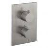 Crosswater - Stainless Steel Effect MPRO Crossbox 3 Outlet Trim & Levers Finishing Kit -ShowerLux Shop PROCB2500LBPV P1