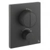 Crosswater MPRO Crossbox Push Matt Black 2 Outlet Trim Set 1 Crosswater MPRO Crossbox Push Matt Black 2 Outlet Trim Set -ShowerLux Shop PROCBPUSH1500LBPM P