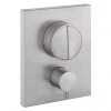 Crosswater MPRO Crossbox Push Brushed Stainless Steel Effect 2 Outlet Trim Set 1 Crosswater MPRO Crossbox Push Brushed Stainless Steel Effect 2 Outlet Trim Set -ShowerLux Shop PROCBPUSH1500LBPV P