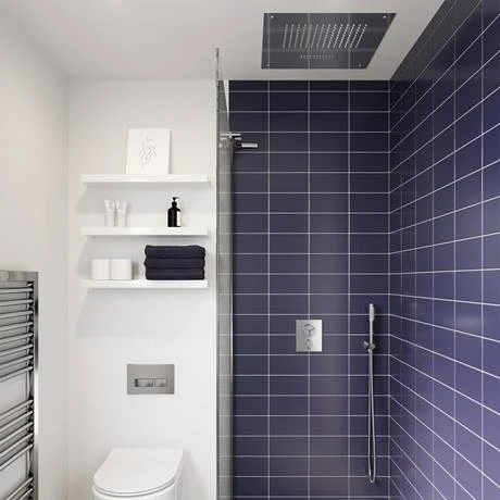 Crosswater MPRO Crossbox Push Brushed Stainless Steel Effect 3 Outlet Trim Set 4 Crosswater MPRO Crossbox Push Brushed Stainless Steel Effect 3 Outlet Trim Set - Image 2