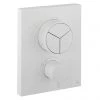 Crosswater MPRO Crossbox Push Matt White 3 Outlet Trim Set 2 Crosswater MPRO Crossbox Push Matt White 3 Outlet Trim Set -ShowerLux Shop PROCBPUSH2500LBPW P