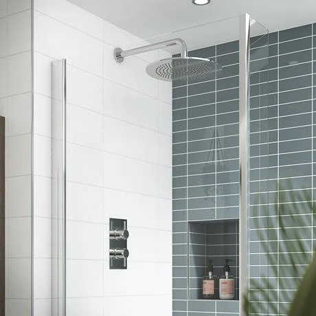 Nuie Quest Rectangular Concealed Thermostatic Twin Shower Valve - QUEV51 5 Nuie Quest Rectangular Concealed Thermostatic Twin Shower Valve - QUEV51 - Image 3