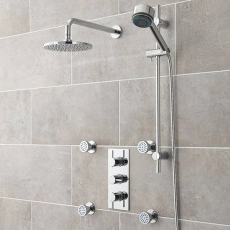 Nuie Quest Concealed Thermostatic Triple Shower Valve with Built-in Diverter 5 Nuie Quest Concealed Thermostatic Triple Shower Valve with Built-in Diverter - Image 3