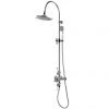 RAK Washington Art Deco Exposed Thermostatic Shower Column with Fixed Head and Shower Kit - RAKWTN6001 1 RAK Washington Art Deco Exposed Thermostatic Shower Column with Fixed Head and Shower Kit - RAKWTN6001 -ShowerLux Shop RAKWTN6001 P