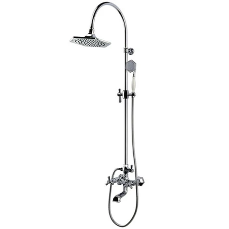 RAK Washington Art Deco Exposed Thermostatic Shower Column Valve with Bath Spout and Shower Kit - RAKWTN6003 3 RAK Washington Art Deco Exposed Thermostatic Shower Column Valve with Bath Spout and Shower Kit - RAKWTN6003