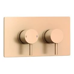 Arezzo Brushed Bronze Round Shower Package with Concealed Valve + Head 10 Arezzo Brushed Bronze Round Shower Package with Concealed Valve + Head -ShowerLux Shop RD2BZPK d2 460