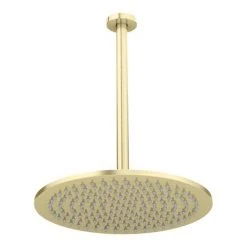 Arezzo Brushed Brass Twin Concealed Shower Valve inc. 300mm Head + Ceiling Mounted Arm 10 Arezzo Brushed Brass Twin Concealed Shower Valve inc. 300mm Head + Ceiling Mounted Arm -ShowerLux Shop RD3BBPKCM d5 460
