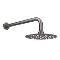 Arezzo Gunmetal Grey Round Thermostatic Shower Pack with Head + Handset -ShowerLux Shop RD4GMPK d3 460