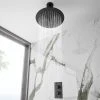 Arezzo Matt Black Round Shower Package with Concealed Valve + 300mm Ceiling Mounted Head 2 Arezzo Matt Black Round Shower Package with Concealed Valve + 300mm Ceiling Mounted Head -ShowerLux Shop RD5BLKPK n p