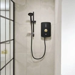 Triton Amala 8.5kw Electric Shower - Black/Brushed Brass - REAMA87 -ShowerLux Shop REAMA87 D4 460 1