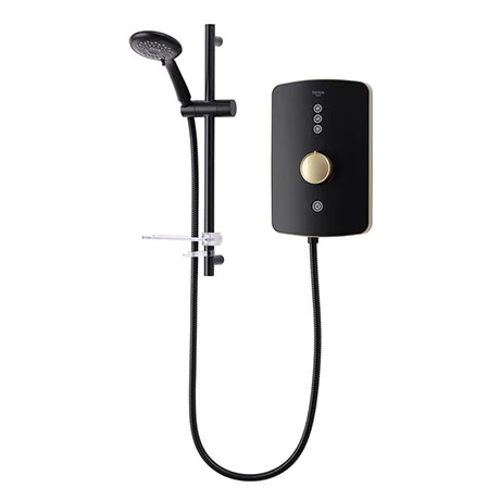 Triton Amala 9.5kw Electric Shower - Black/Brushed Brass - REAMA97 3 Triton Amala 9.5kw Electric Shower - Black/Brushed Brass - REAMA97
