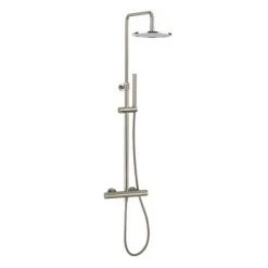 Crosswater Central Brushed Stainless Steel Height Adjustable Thermostatic Shower 6 Crosswater Central Brushed Stainless Steel Height Adjustable Thermostatic Shower -ShowerLux Shop RM530WV D1 460